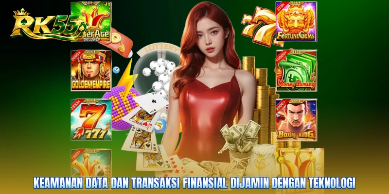 Keamanan data dan transaksi finansial dijamin dengan teknologi