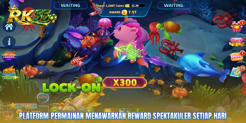 Platform permainan menawarkan reward spektakuler setiap hari
