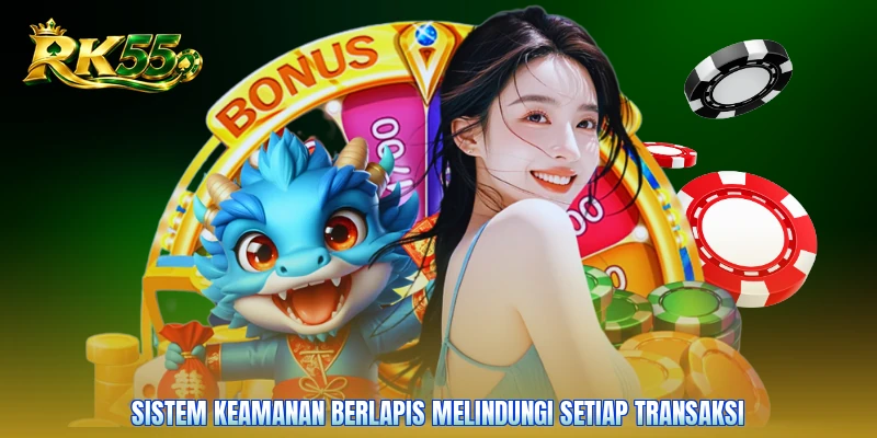 Sistem keamanan berlapis melindungi setiap transaksi